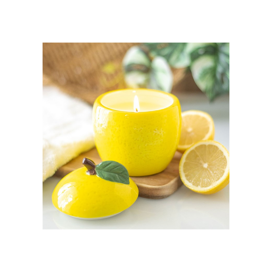 Lemon Shaped Candle Jar