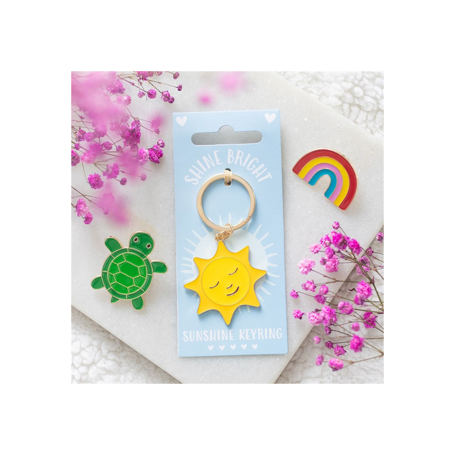 Shine Bright Sun Keyring