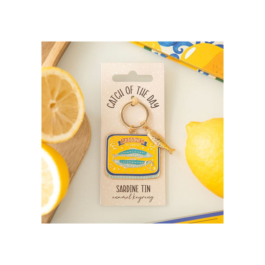 Sardine Tin Keyring