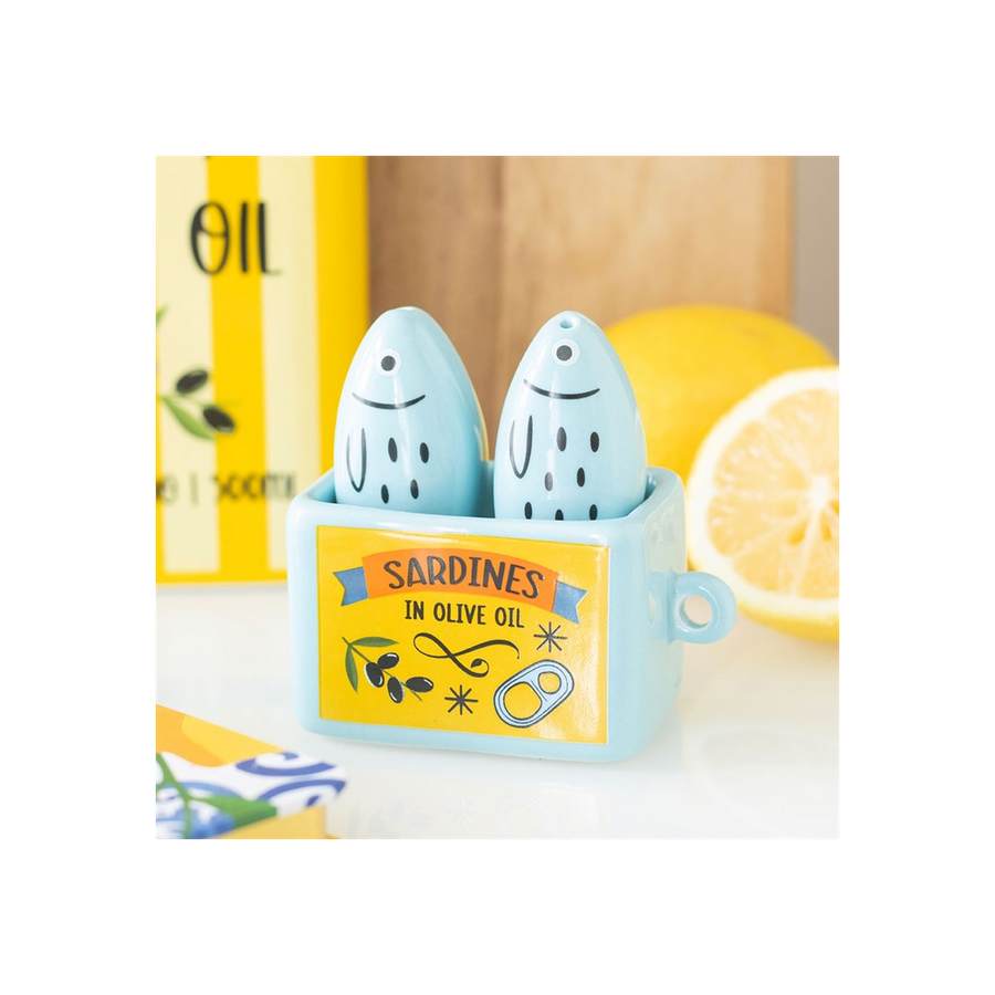 Sardine Salt and Pepper Shakers