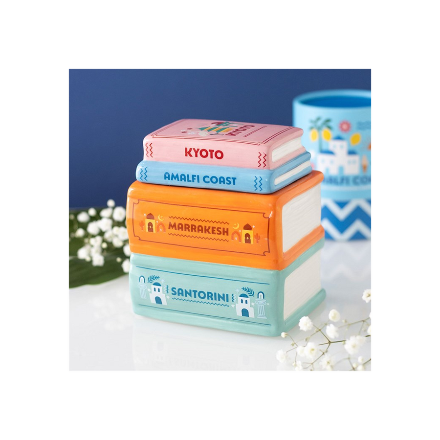 Travel Book Stack Oil Burner and Wax Warmer