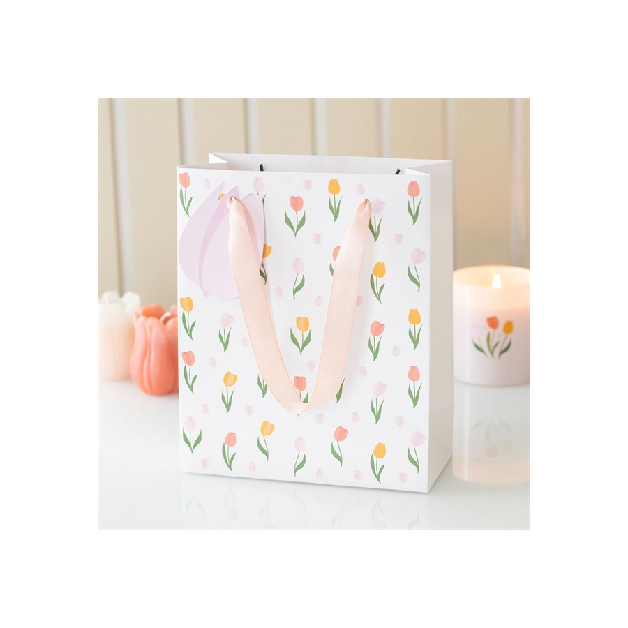 Tulip Print Gift Bag