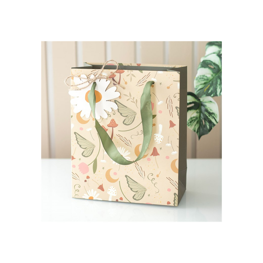 23cm Medium Fairy Folklore Print Gift Bag