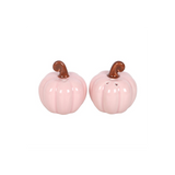 Pink Curly Pumpkin Salt and Pepper Shakers