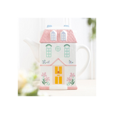 Pastel House Shaped Teapot