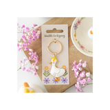 Waddle On Duck Keyring. Product image.