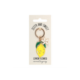 Lemon Flower Keyring