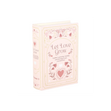 Pink Book Shaped Storage Box