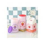 Strawberry Milk Carton Flower Vase