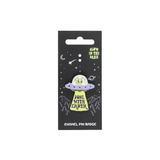 Glow in the Dark UFO Enamel Pin Badge