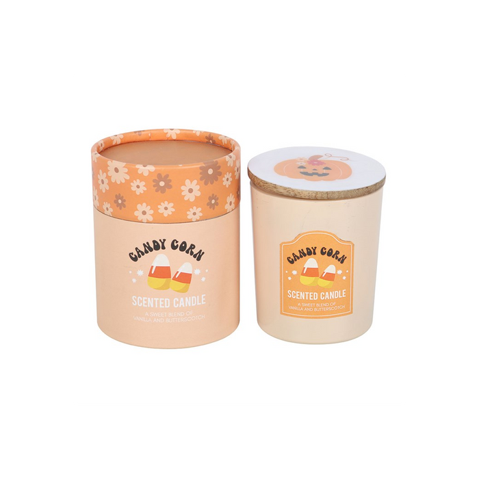 Candy Corn Vanilla and Butterscotch Candle