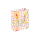23cm Floral Patchwork Print Gift Bag
