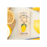 Lemon Flower Keyring