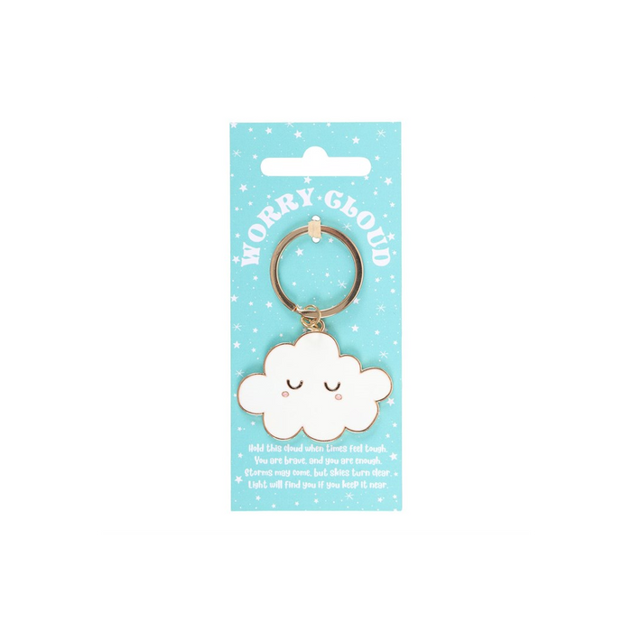 Worry Cloud Keyring. Product image, view 2.