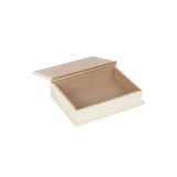 White Book Shaped Storage Box
