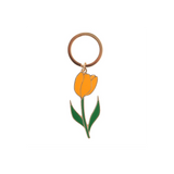 Yellow Tulip Keyring