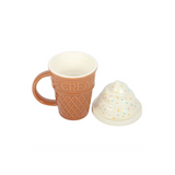 Ice Cream Cone Lidded Mug
