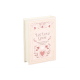 Pink Book Shaped Storage Box