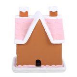 Pink Gingerbread House Incense Cone Burner
