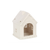 White Gingerbread House Tealight Holder