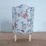 1:12 Scale Queen Anne Wingback Armchair – Sketched Alice in Wonderland Miniature Dollhouse Chair image 2