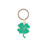 Lucky Four-Leaf Clover Keyring