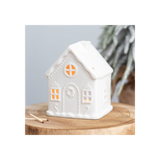 White Gingerbread House Tealight Holder