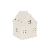 White Gingerbread House Tealight Holder
