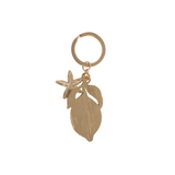 Lemon Flower Keyring