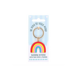 Be Kind to Your Mind Rainbow Keyring