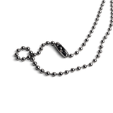 Handmade Red Lightning Bolt Necklace – 24” Stainless Steel Ball Chain – Statement Pendant Jewellery image 2