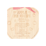 Apple Pie Recipe Serving Board