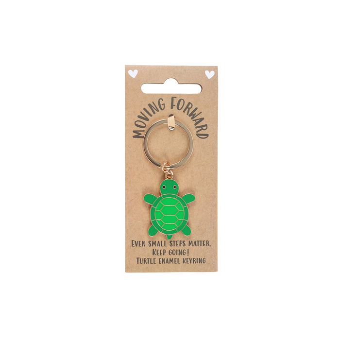 Moving Forward Turtle Keyring