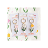 Yellow Tulip Keyring