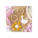 Yellow Daisy Keyring