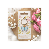 Luna Butterfly Keyring. Product image.