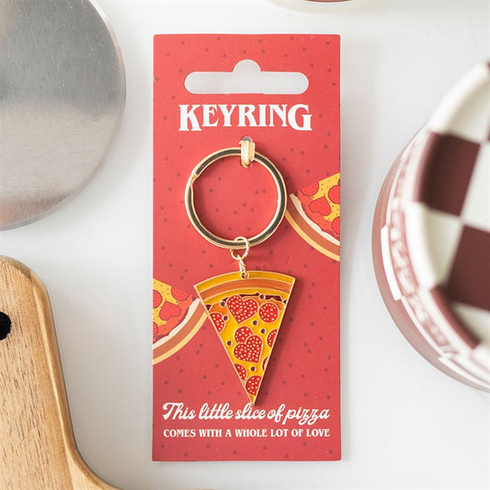 Pizza Slice Keyring. Product image, view 2.