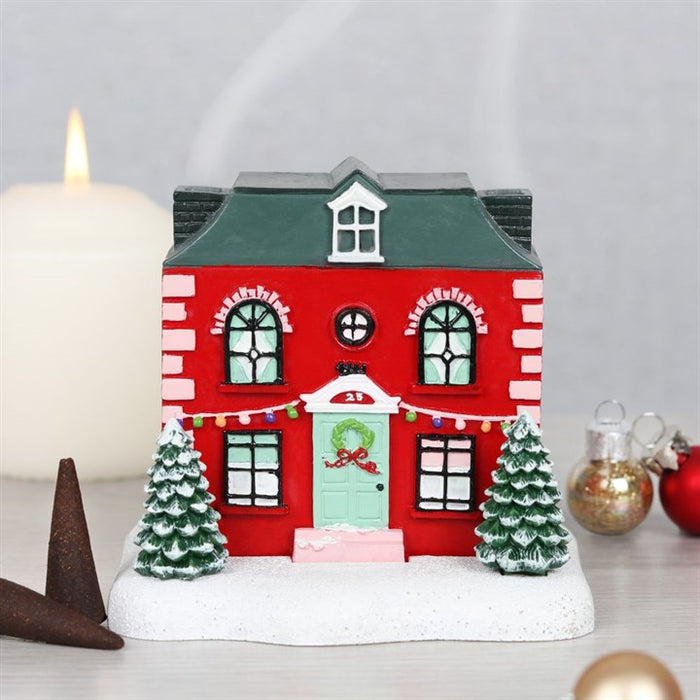 Christmas House Incense Cone Burner