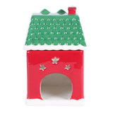 Red Christmas House Oil Burner