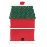 Red Christmas House Incense Cone Burner