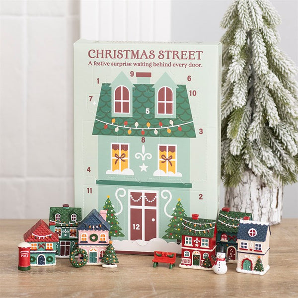 12-Day Christmas Street Scene Advent Calendar. Product image.