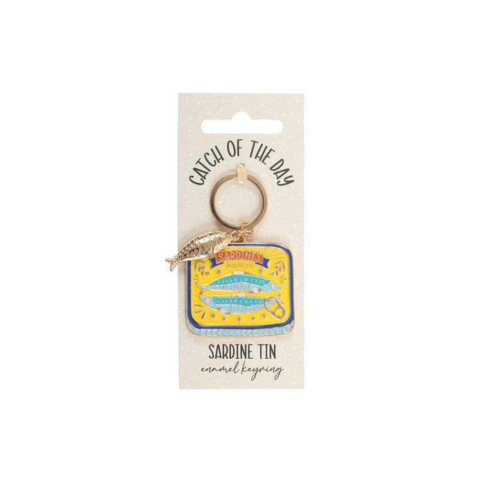 Sardine Tin Keyring