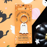 Ghost With The Most Glow in the Dark Keyring