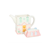 Pastel House Shaped Teapot