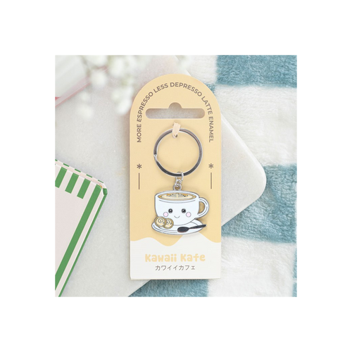 Kawaii Latte Keyring