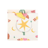 23cm Cowboy Boot Print Gift Bag