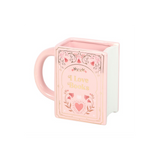 I Love Books Pink Book Shaped Mug