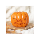 Hello Pumpkin Shaped Candle