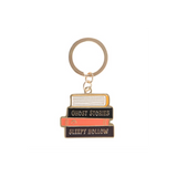 The Haunted Library Book Stack Keyring