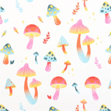 23cm Medium Funky Fungi Mushroom Print Gift Bag